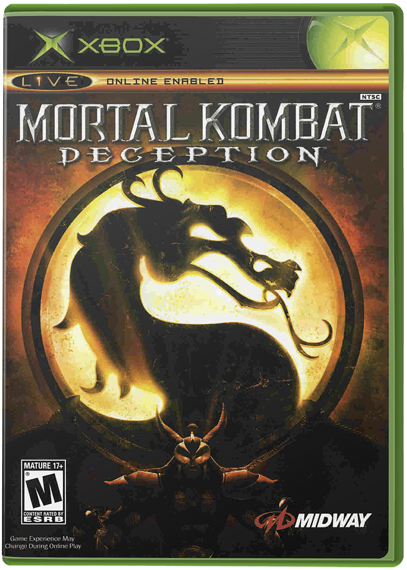 Mortal Kombat Deception box art for Xbox